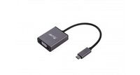 USB-C to VGA adapter, USB-C 3.1 to VGA, aluminum housing, space gray USB-Grafikadapter