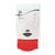 DEB Wall Mounted Hand Soap Dispenser in Red & White Plastic - Capacity 1 L