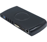 Docking Station DisplayLink USB 3.0 HDMI+DVI Audio LAN Hub 6 ports USB-A