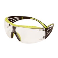 3M™ SecureFit™ 400X Schutzbrille, grün/schwarze Bügel, robuste Antikratz-Beschichtung (K), transparente Scheibe, SF401XRAS-GRN-EU