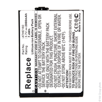 Batterie(s) Batterie PDA 3.7V 2000mAh