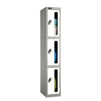 Probe vision clear panel door anti theft lockers