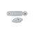 38mm Traffolyte valve marking tags - Grey (1 to 25)