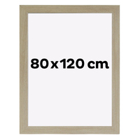 Cadre Déco Bois 120x80 Couleur CHENE-Profilé 30x14mm