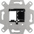 UP-Montageadapter für Keystone-Module 2-fach, schwarz