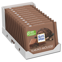 Ritter Sport Kakao-Mousse, Schokolade, 11 Tafeln je 100g