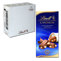 Lindt Ganznuss Schokolade 100g, 10 Tafeln