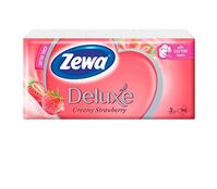 Zewa Deluxe papír zsebkendő 90db eper illatú (53654)