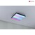 LED Panel VELORA RAINBOW DYNAMIC RGBW, 29.5x29.5cm, 13.2W 1140lm, inkl. FB, Metall, Schwarz