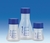 250ml Erlenmeyer flasks wide mouth GL 45 PP with blue screw neck