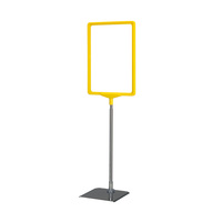 Kundenstopper / Plakat-Tischaufsteller / Plakatständer „Serie N“ | gelb ähnl. RAL 1018 DIN A5