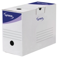 Lyreco áthelyezhető archiváló doboz, 15 cm, feher, 20 darab/csomag