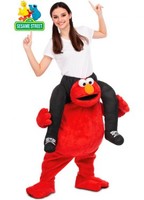 Disfraz a hombros de Elmo para adultos Universal Adulto