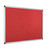 Bi-Office Notice Board Fire Retardant, Red Felt, Maya Aluminium Frame, 180 x 120 cm Left