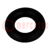 Guarnizione O-ring; caucciù NBR; Thk: 1,78mm; Øint: 3,6mm; nero