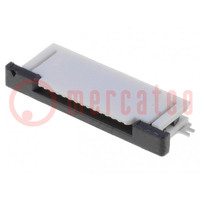 Connector: FFC/FPC; horizontal; PIN: 14; top contacts,ZIF; SMT