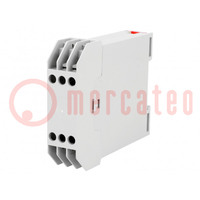 Enclosure: for DIN rail mounting; Y: 81.8mm; X: 22.5mm; Z: 99mm; ABS