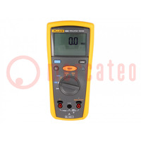 Meter: insulation resistance; LCD; VAC: 100mV÷600V; 50÷400Hz; IP40