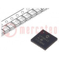 IC: PIC microcontroller; 64kB; 64MHz; 1.8÷3.6VDC; SMD; QFN28; PIC18