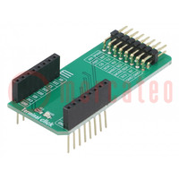 Click board; adapter; GPIO; prototype board; 3.3VDC,5VDC