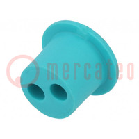 Accessories: cable gasket; TH381; Øcable: 2.2÷2.8mm; ways: 2; IP68