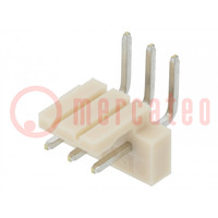 Socket; wire-board; male; DF1; 2.5mm; PIN: 3; THT; on PCBs; 250V; 3A