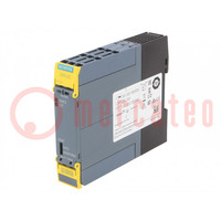 Module: safety relay; 3SK1; 24VAC; 24VDC; for DIN rail mounting