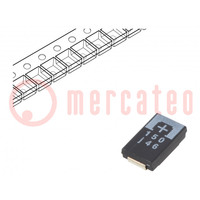 Capacitor: tantalum-polymer; low ESR; 150uF; 6.3VDC; TPE; SMD; ±20%