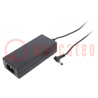 Power supply: switched-mode; 12VDC; 5.8A; Out: 5,5/2,5; 70W; 89%