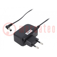 Power supply: switching; mains,plug; 5VDC; 2A; 10W; Plug: EU; 79.11%