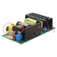 Power supply: switching; open; 60W; 120÷370VDC; 90÷264VAC; 2A; 86%