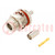 Socket; N; female; straight; 50Ω; crimped; PTFE; gold-plated