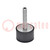 Vibroisolation foot; Ø: 19mm; H: 14mm; Shore hardness: 70; 240N