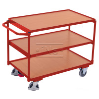 Produktbild - Tischwagen mit 3 Ladeflächen , Ladefläche 1.000 x 600 mm , Traglast 250kg
