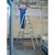 Sprossen-DoppelLeiter, (Alu), Arbeitshöhe 3,55 m,Leiternhöhe 2,20 m, Sprossen 2x8, Gewicht 8,5 kg