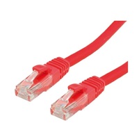 VALUE Patch kábel UTP CAT6a, kihúzás gátló, 1m, piros