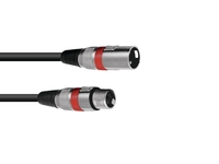 CABLE MC-15R,1,5M,RED XLR M/F,BALANCE OMNITRONIC 3022045R