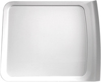 GN-Tablett Cascade; Größe GN 1/2, 32.5x26.5x2.4 cm (LxBxH); weiß; rechteckig