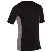 T-shirt Function Contrast Gr. 2XL, black-lichtgrau