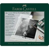 FABER-CASTELL Set Pitt Graphite Matt & Castell 9000