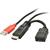 LINDY Stromspeisungsadapter HDMI M/F USB Typ A 0.15m
