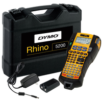 DYMO RHINO 5200 Stampante di Etichette Industriale con Custodia | Tasti Rapidi per Risparmio di TempoStampa VeloceStampante di Etichette Durevole per Cantieri e Lavori di Etiche...