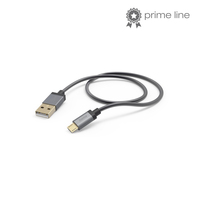 Hama Metal USB-kabel USB 2.0 1,5 m USB A Micro-USB B Antraciet