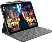 Logitech Slim Folio Szary Bluetooth QWERTY Duński, Fiński, Norweski, Szwecki