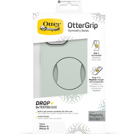 OtterBox OtterGrip Symmetry hoes voor iPhone 14/iPhone 13 voor MagSafe, valbestendig, beschermhoes met ingebouwde grip, 3x getest volgens militaire standaard, antimicrobiële bes...