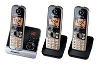 Panasonic KX-TG6723GB telefon Telefon w systemie DECT Nazwa i identyfikacja dzwoniącego Czarny