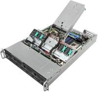 Intel R2304LH2HKC sistema barebone per server Intel® C602 LGA 2011 (Socket R) Armadio (2U) Nero, Grigio