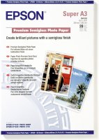 Epson A3+ Premium Semigloss Photo Paper papier photos