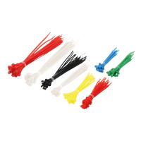 LogiLink KAB0018 kabelbinder Nylon Zwart, Blauw, Groen, Rood, Geel