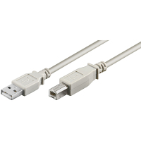 Goobay 38712 USB Kabel 1,8 m USB 2.0 USB A USB B Grau
